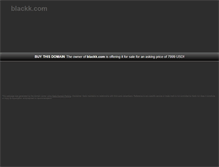 Tablet Screenshot of blackk.com