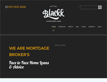 Tablet Screenshot of blackk.com.au